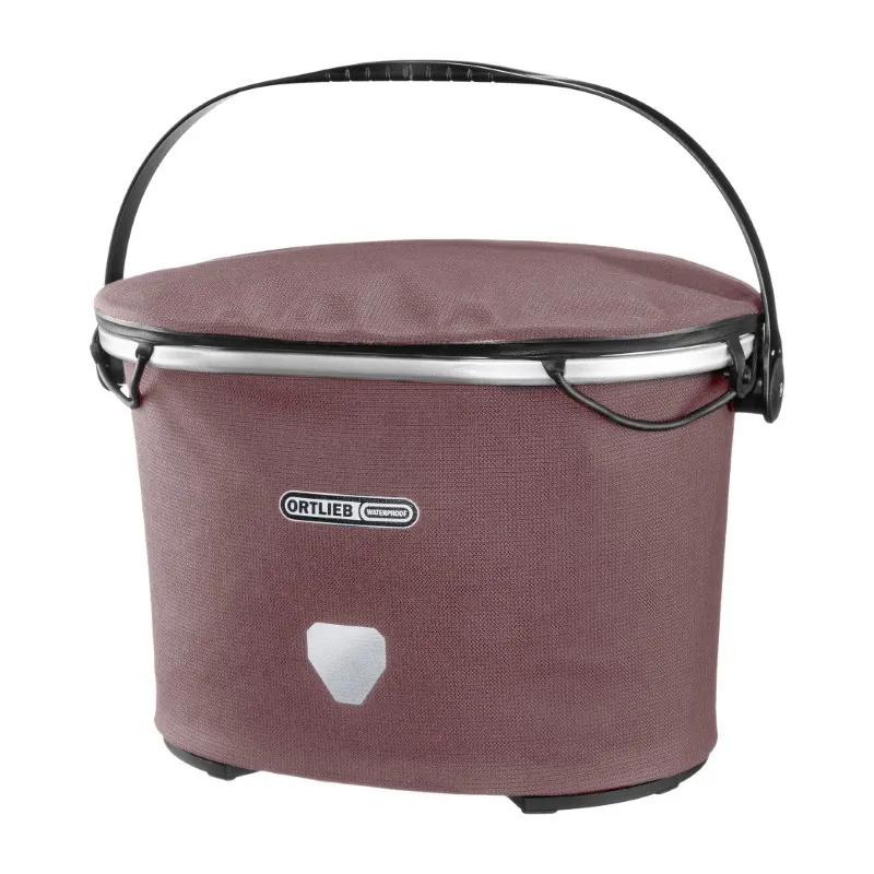 Ortlieb Up-Town Urban Handlebar Basket in Pink